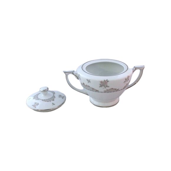 Vintage Mikada Sugar Bowl Fine China Dorchester Pattern - Picture 8 of 9